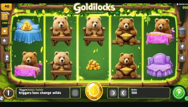 Goldilocks Slot Triggers Holds Change Wilds via Scatter Collection